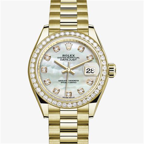 rolex lady datejust gold|rolex lady datejust price.